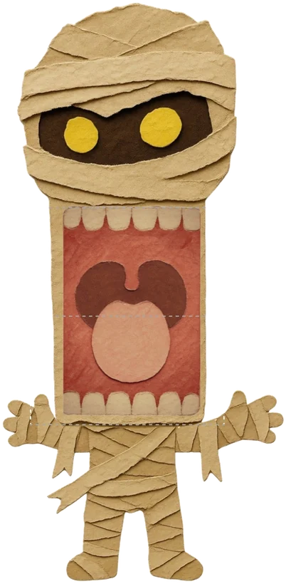 Mummy puppet